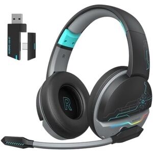NUBWO G08 Dual Wireless Gaming Headset with Microphone